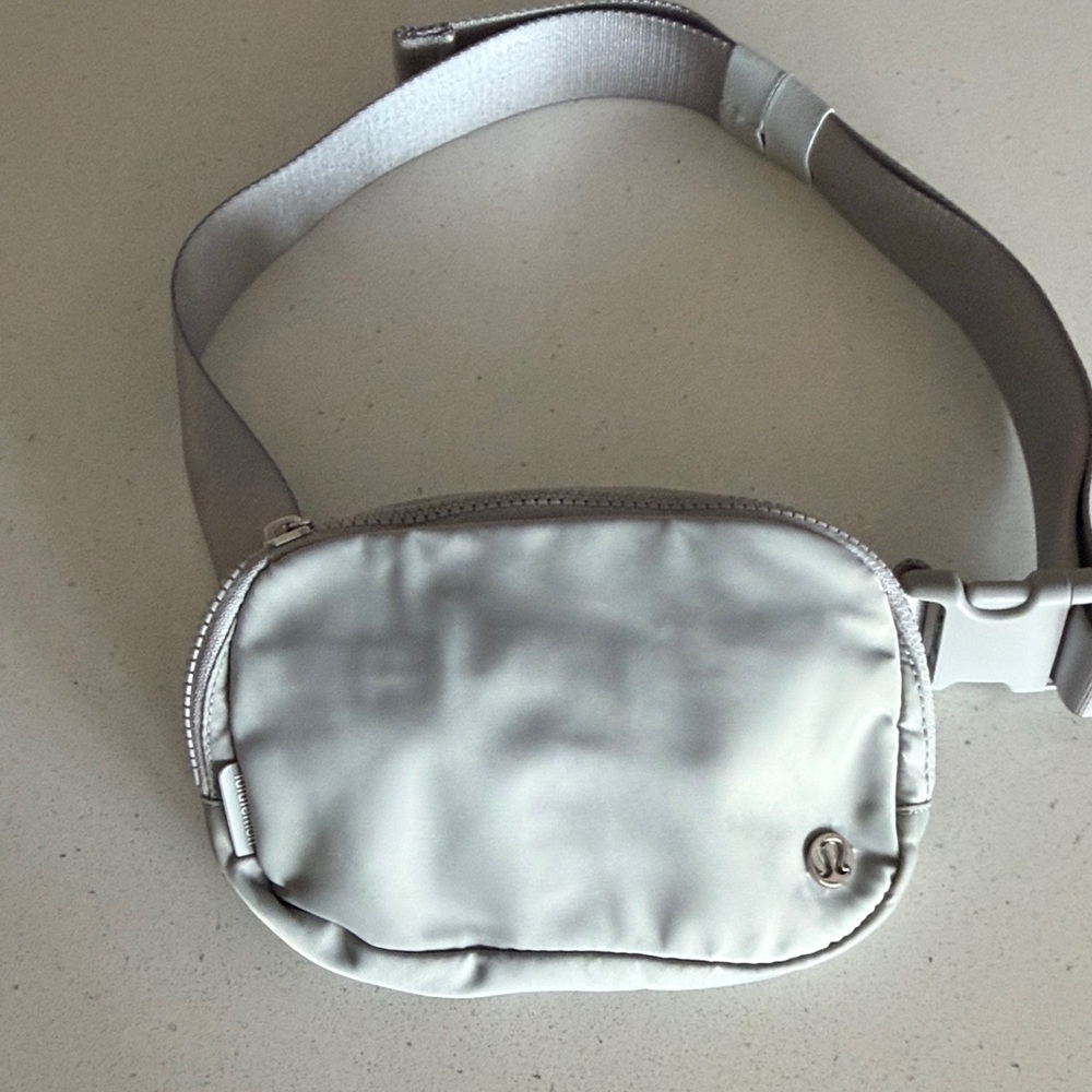 Lululemon Light Gray Belt Bag